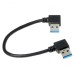 90° Angled USB Type-A (USB 3.0) to Angled USB Type-A (Male to Male) Data & Sync Cable 90° Angled USB Type-A (USB 3.0) to Angled USB Type-A (Male to Male) Data & Sync Cable