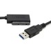 USB 3.0 to Micro SATA 7+9 16 Pin 1.8" 90 Degree Angled Hard Disk Driver SSD Adapter Cable