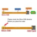 3G 4G Micro SIM Card Kit Male to Standard UIM SIM Female Extension Soft Flat FPC Cable Extender 10cm 3G 4G Micro SIM Card Kit Male to Standard UIM SIM Female Extension Soft Flat FPC Cable Extender 10cm