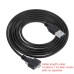 USB 3.0 Type-A (USB-A) to Panel Mount USB Type-C (USB-C) Male Cable 