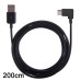 2 Meter / 6 feet USB Type-A to 90 degee L-Shaped Right-Angled USB Type-C Extension Cable