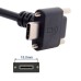 Right Angle USB 3.1 Type-C (USB-C) to USB-C Male Double Panel Mount Cable for HDD / USB Devices Right Angle USB 3.1 Type-C (USB-C) to USB-C Male Double Panel Mount Cable for HDD / USB Devices