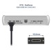 Right Angle USB 3.1 Type-C (USB-C) to USB-C Male Double Panel Mount Cable for HDD / USB Devices Right Angle USB 3.1 Type-C (USB-C) to USB-C Male Double Panel Mount Cable for HDD / USB Devices