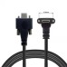 Right Angle USB 3.1 Type-C (USB-C) to USB-C Male Double Panel Mount Cable for HDD / USB Devices Right Angle USB 3.1 Type-C (USB-C) to USB-C Male Double Panel Mount Cable for HDD / USB Devices