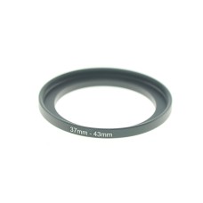 Photography 37mm to 43mm Step-Up Lens Adapter Ring For Filters Photography 37mm to 43mm Step-Up Lens Adapter Ring For Filters