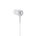 Angled 4-Pole Aux Audio Plug in-ear Mono Earphone with Lapel Clip for iPhone / Smartphones