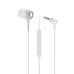Angled 4-Pole Aux Audio Plug in-ear Mono Earphone with Lapel Clip for iPhone / Smartphones