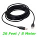Black 26 feet (8M) EXTREME Long USB Type B Extension Cable for Printers, Scanners, Fax, Copiers Black 26 feet (8M) EXTREME Long USB Type B Extension Cable for Printers, Scanners, Fax, Copiers