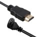 30cm 90 Degree Up Angled / Down Angled Micro HDMI Male to HDMI Male Extension Cable for Cell Phones