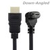 30cm 90 Degree Up Angled / Down Angled Micro HDMI Male to HDMI Male Extension Cable for Cell Phones
