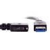 16 feet Super Fast USB 3.0 Micro USB Male to USB 3.0 Type A Male Extension Cable / Extender Cord