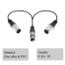 XLR Female to DUAL XLR Male Splitter Cable XLR Female to DUAL XLR Male Splitter Cable