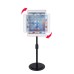 Weight-Bass Height Adjustable 360 degree Swivel Floor Stand for iPad / iPad Pro / Microsoft Surface Pro / Android Tablets Weight-Bass Height Adjustable 360 degree Swivel Floor Stand for iPad / iPad Pro / Microsoft Surface Pro / Android Tablets
