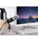 Plug-n-Play Real Time Cardioid Condenser USB Microphone with Stand for Live, Youtubers, vLoggers Plug-n-Play Real Time Cardioid Condenser USB Microphone with Stand for Live, Youtubers, vLoggers