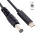 USB-C / USB Type C Input to Rectangle 5.5*2.1mm Power PD Charge Cable for Laptop Notebook