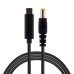 USB-C / USB Type C Input to Rectangle 5.5*2.5mm Power PD Charge Cable for Laptop Notebook