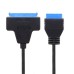2.5 Inch SATA 22Pin SSD HDD to USB 3.0 Motherboard 19Pin 20Pin Header Cable 50cm 2.5 Inch SATA 22Pin SSD HDD to USB 3.0 Motherboard 19Pin 20Pin Header Cable 50cm