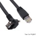 RJ45 Vision Flexible Patch Cable Wear Resisting Screw Lock Cat6 for GigE CCD Data-High Flex Tray RJ45 Vision Flexible Patch Cable Wear Resisting Screw Lock Cat6 for GigE CCD Data-High Flex Tray