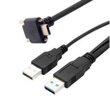 Super Long 8 Meter Up-Angled / Down-Angled USB-C to USB 3.0 Type A with Extra Power Power Input Super Long 8 Meter Up-Angled / Down-Angled USB-C to USB 3.0 Type A with Extra Power Power Input