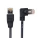 Left Angled 8P8C STP Cat6 Lan Ethernet Network Patch Cord 90 Degree to Straight Cable 50cm Left Angled 8P8C STP Cat6 Lan Ethernet Network Patch Cord 90 Degree to Straight Cable 50cm