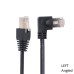 Left Angled 8P8C STP Cat6 Lan Ethernet Network Patch Cord 90 Degree to Straight Cable 50cm Left Angled 8P8C STP Cat6 Lan Ethernet Network Patch Cord 90 Degree to Straight Cable 50cm