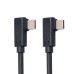 USB-C Type-C to Type-C Cable Gen2 10Gbps 65W Dual 90 Degree Left Right Angled Type USB-C Type-C to Type-C Cable Gen2 10Gbps 65W Dual 90 Degree Left Right Angled Type