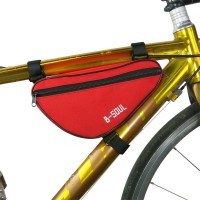 B-Soul Detachable Triangle Shaped Bike Front Frame Bag (One Color)