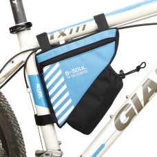 B-Soul Detachable Triangle Shaped Bike Rear Frame Bag with Bottle Holder