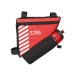 B-Soul Detachable Triangle Shaped Bike Rear Frame Bag with Bottle Holder