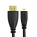 0.5M / 1.5M / 3M / 5M / 10M HDMI male to Micro HDMI male Bridging Cable / Patchcord 0.5M / 1.5M / 3M / 5M / 10M HDMI male to Micro HDMI male Bridging Cable / Patchcord