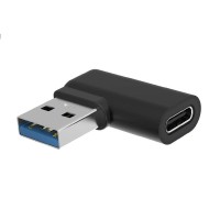 90-degree Left / Right Angle USB 3.0 A Male to USB-C Female Adapter / Converter / Connector 90-degree Left / Right Angle USB 3.0 A Male to USB-C Female Adapter / Converter / Connector