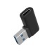 90-degree Left / Right Angle USB 3.0 A Male to USB-C Female Adapter / Converter / Connector 90-degree Left / Right Angle USB 3.0 A Male to USB-C Female Adapter / Converter / Connector