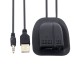 Replacement Backpack Mount USB Charging Extension Cable with 3.5mm Audio Aux Port Replacement Backpack Mount USB Charging Extension Cable with 3.5mm Audio Aux Port