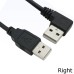 Right-Angled / Left-Angled / Up-Angled / Down-Angled 90 degree Angle USB-A Male to USB-A Male Cable