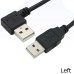 Right-Angled / Left-Angled / Up-Angled / Down-Angled 90 degree Angle USB-A Male to USB-A Male Cable