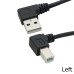 30cm / 12inch Short UP / DOWN / Left / Right Angled USB A to USB B Adapter Cable 30cm / 12inch Short UP / DOWN / Left / Right Angled USB A to USB B Adapter Cable