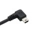 Retractable Coil Right Angle USB A Male to Right Angle Mini USB Cable / Cord for Smartphones Retractable Coil Right Angle USB A Male to Right Angle Mini USB Cable / Cord for Smartphones