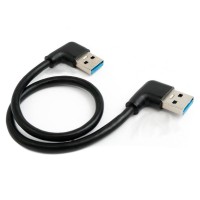 Right Angle Super Short USB 3.0 A male to USB 3.0 A male Cable (Adapter) Right Angle Super Short USB 3.0 A male to USB 3.0 A male Cable (Adapter)