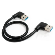 Right Angle Super Short USB 3.0 A male to USB 3.0 A male Cable (Adapter) Right Angle Super Short USB 3.0 A male to USB 3.0 A male Cable (Adapter)