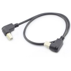 Right Angle USB-B Male to Right Angle USB-B Male Extension Cable Right Angle USB-B Male to Right Angle USB-B Male Extension Cable