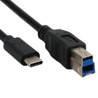 USB Type C (USb 3.1) to USB 3.0 Type B (USB-B) Extension Cable for Printers / External Drives USB Type C (USb 3.1) to USB 3.0 Type B (USB-B) Extension Cable for Printers / External Drives