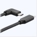 Right Angle USB-C Male to USB-C Male (90 Degree Angled USB 3.1 Type C to USB Type C Extension Cable) Right Angle USB-C Male to USB-C Male (90 Degree Angled USB 3.1 Type C to USB Type C Extension Cable)
