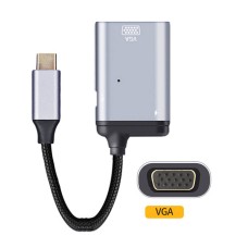 USB-C / USB Type C to VGA RGB Converter HDTV Adapter 60hz 1080p with USB-C Female PD Power Port USB-C / USB Type C to VGA RGB Converter HDTV Adapter 60hz 1080p with USB-C Female PD Power Port