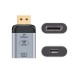 USB-C / USB Type C Female Source to DisplayPort (DP) Sink HDTV Adapter for 4K 60hz 1080p Display USB-C / USB Type C Female Source to DisplayPort (DP) Sink HDTV Adapter for 4K 60hz 1080p Display