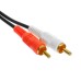 2-male RCA to 2-male RCA Composite Audio/Video Cable
