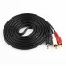 3.5mm to 2-Male RCA Adapter Audio Stereo Cable for Home Theater, HDTV, Amplifiers, Hi-Fi Systems 3.5mm to 2-Male RCA Adapter Audio Stereo Cable for Home Theater, HDTV, Amplifiers, Hi-Fi Systems