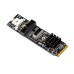 5Gbps Type-E USB 3.1 Front Panel Socket & USB 2.0 to NVME NGFF M-Key Express Card VL805 Adapter