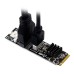 5Gbps Type-E USB 3.1 Front Panel Socket & USB 2.0 to NVME NGFF M-Key Express Card VL805 Adapter