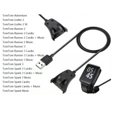 TomTom Runner 2 3 Spark 3 Smartwatch USB Charging Cable / USB Charger TomTom Runner 2 3 Spark 3 Smartwatch USB Charging Cable / USB Charger