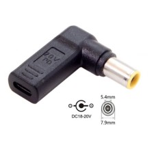 USB-C USB 3.1 Type C to DC 20V 7.9*5.4mm Right Angled Adapter PD Emulator Trigger USB-C USB 3.1 Type C to DC 20V 7.9*5.4mm Right Angled Adapter PD Emulator Trigger